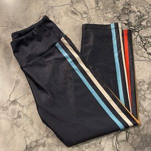 Goldsheep striped leggings cropped navy
